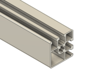 MODULAR SOLUTIONS EXTRUDED ENCLOSURE PROFILE 45MM X 45MM, TWO SMOOTH SIDES